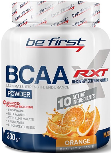 Be First BCAA RXT Powder, 230 г — купить по низкой цене